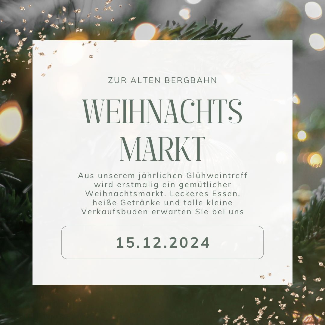 Aus unserem Gl\u00fchwein Treff wird ein Weihnachtsmarkt\ud83c\udf84