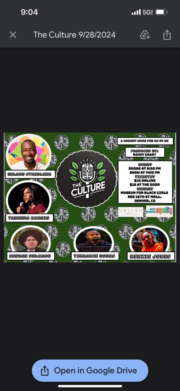 The Culture Comedy Show