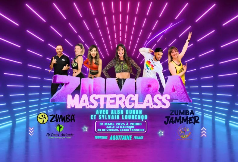 MASTERCLASS ZUMBA AVEC ALBA DURAN ET SYLVAIN LOUREN\u00c7O - TONNEINS 