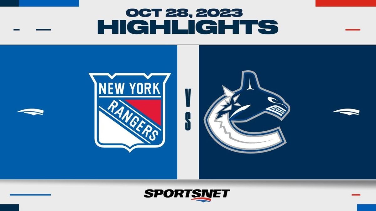 New York Rangers at Vancouver Canucks