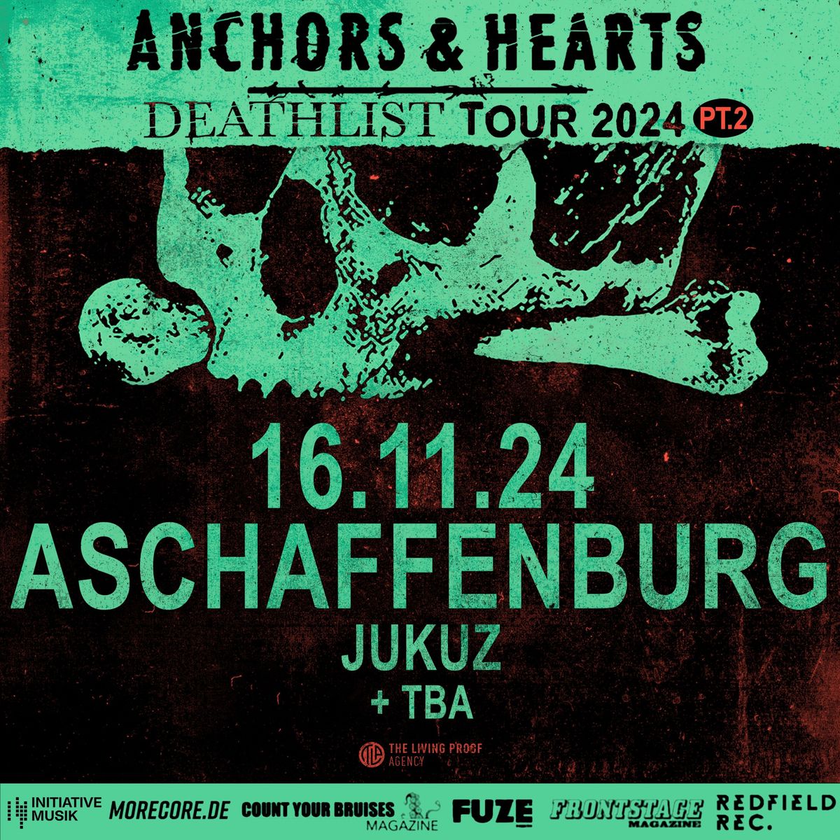 Anchors & Hearts - Deathlist Tour (Pt. 2) | JUKUZ Aschaffenburg