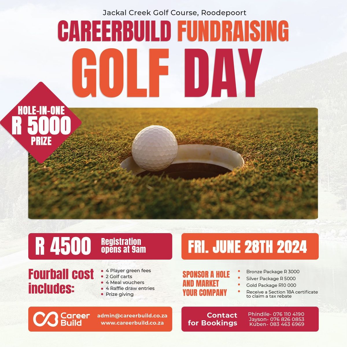CareerBuild Golf Day: 28 June 2024