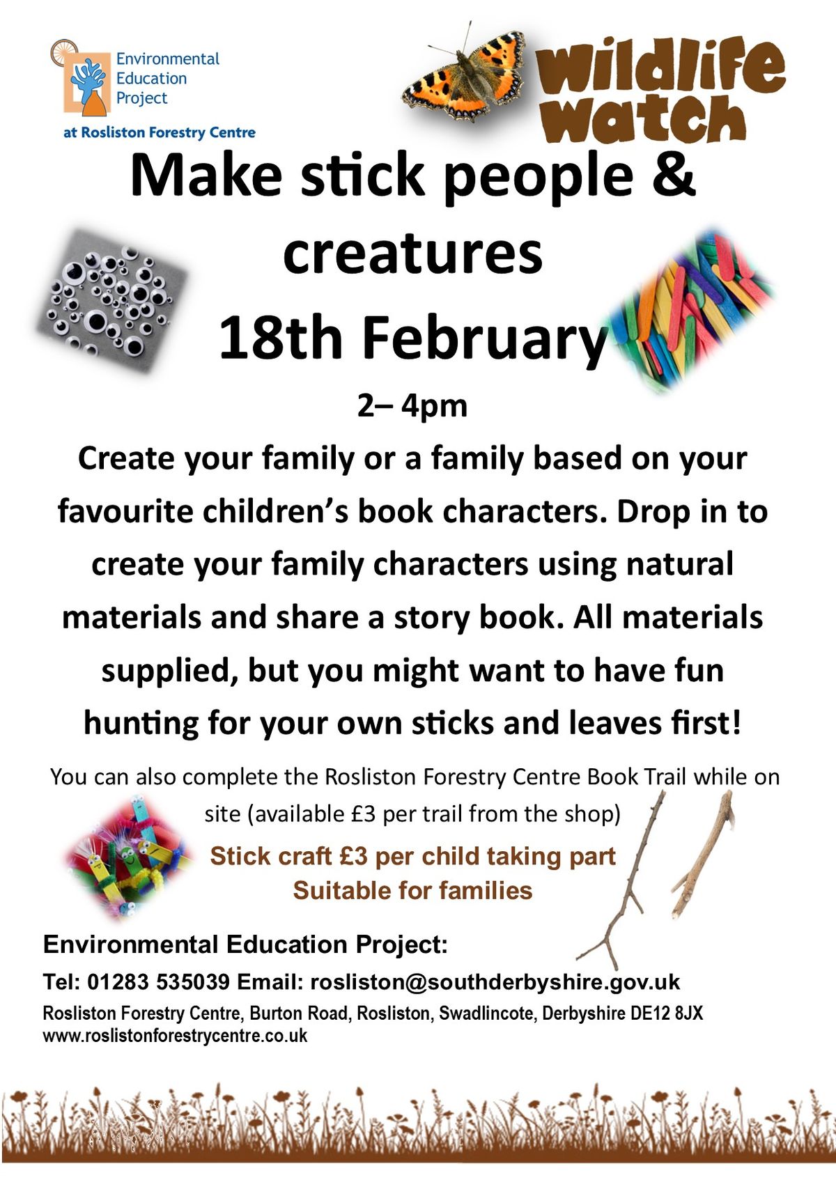 Make Stick People & Creatures from your favourite books!