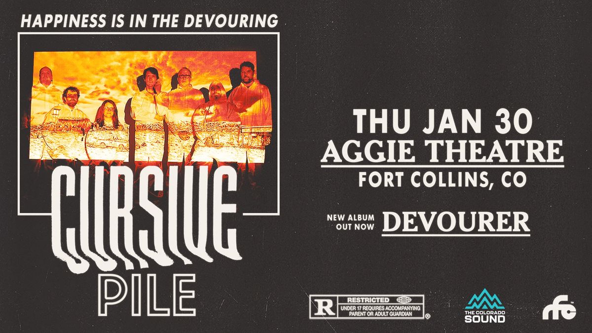 Cursive w\/ Pile | Aggie Theatre | Presented by 105.5 The Colorado Sound