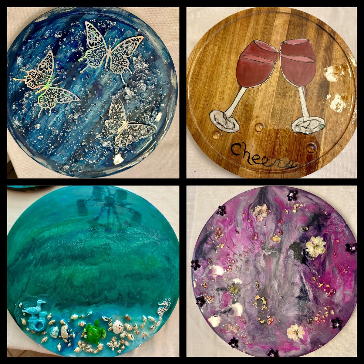 Resin wood  Lazy Susan workshop-Brandon FL