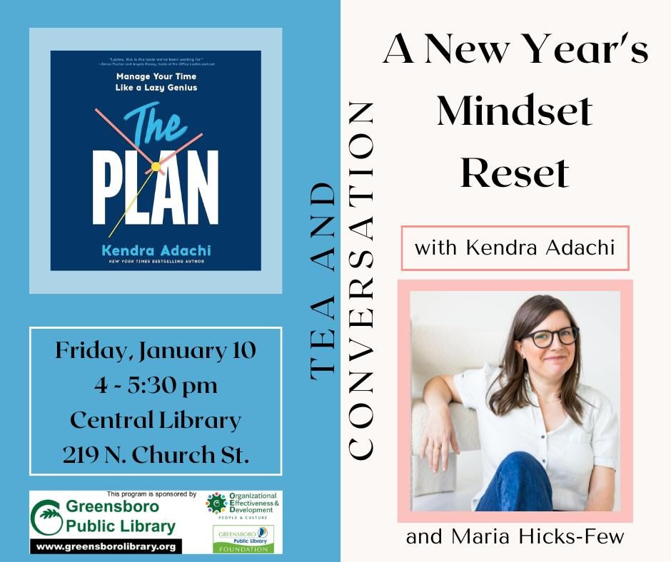 A New Year's Mindset Reset: Tea with Kendra Adachi, Author of "The PLAN"