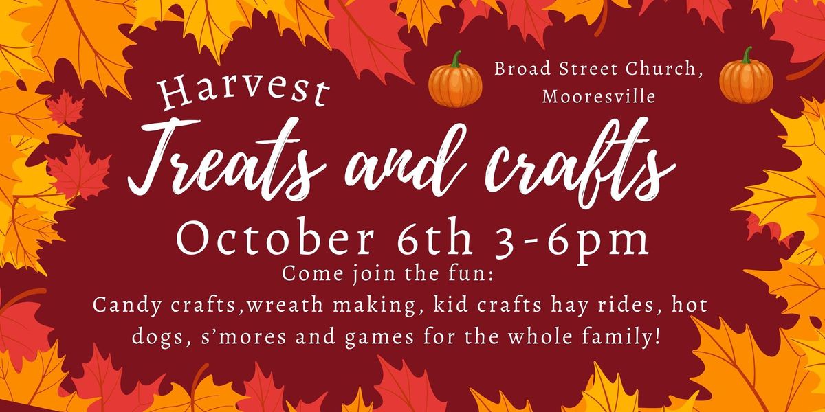 Harvest Treats and Crafts Day