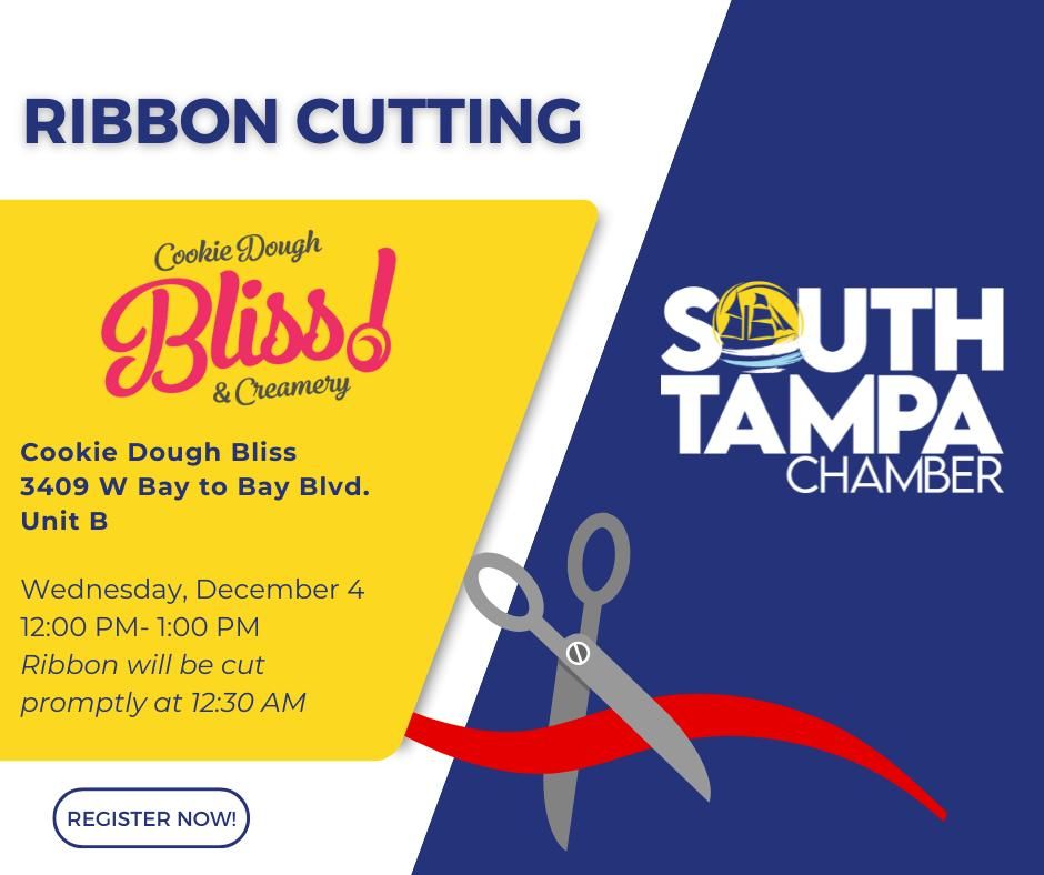 Ribbon Cutting for Cookie Dough Bliss