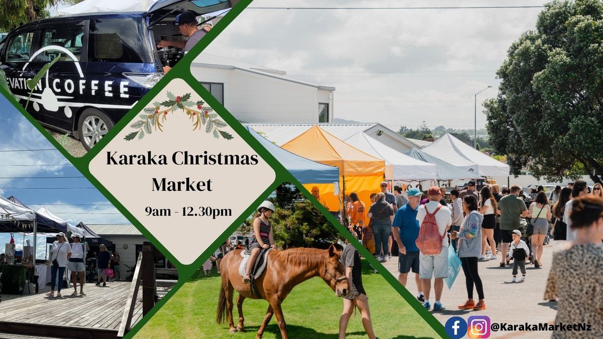 Karaka Christmas Market - Saturday 7th December 2024