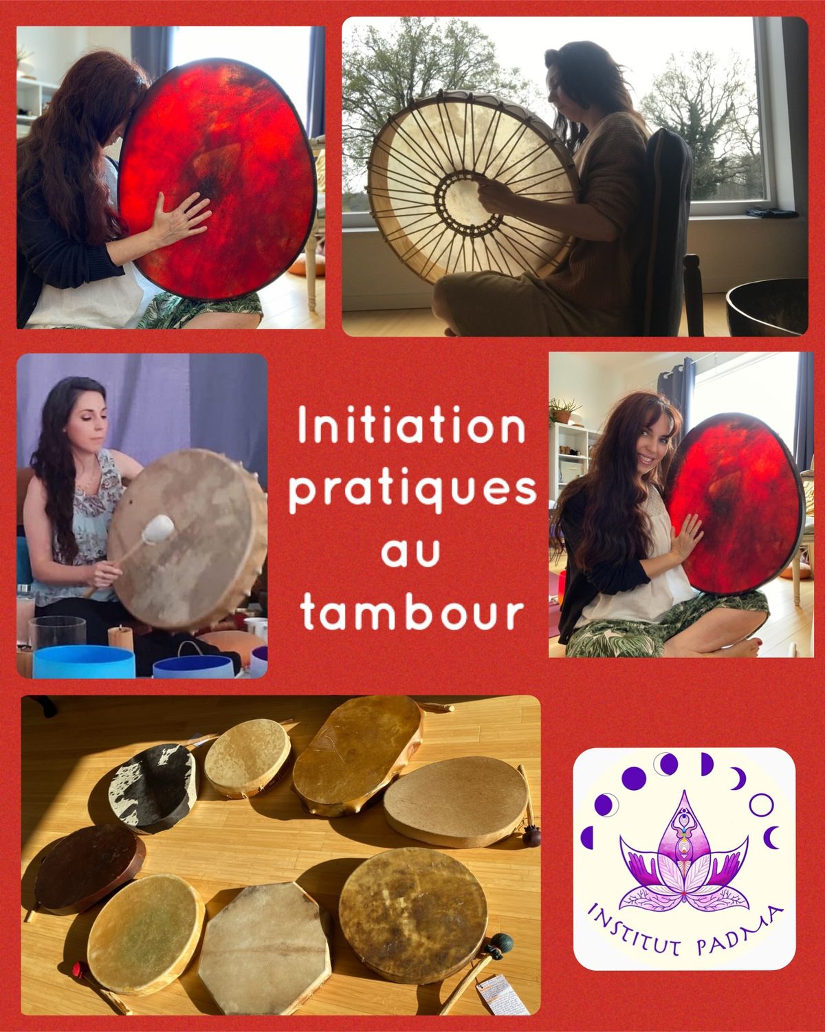 Initiation de pratiques au tambour 