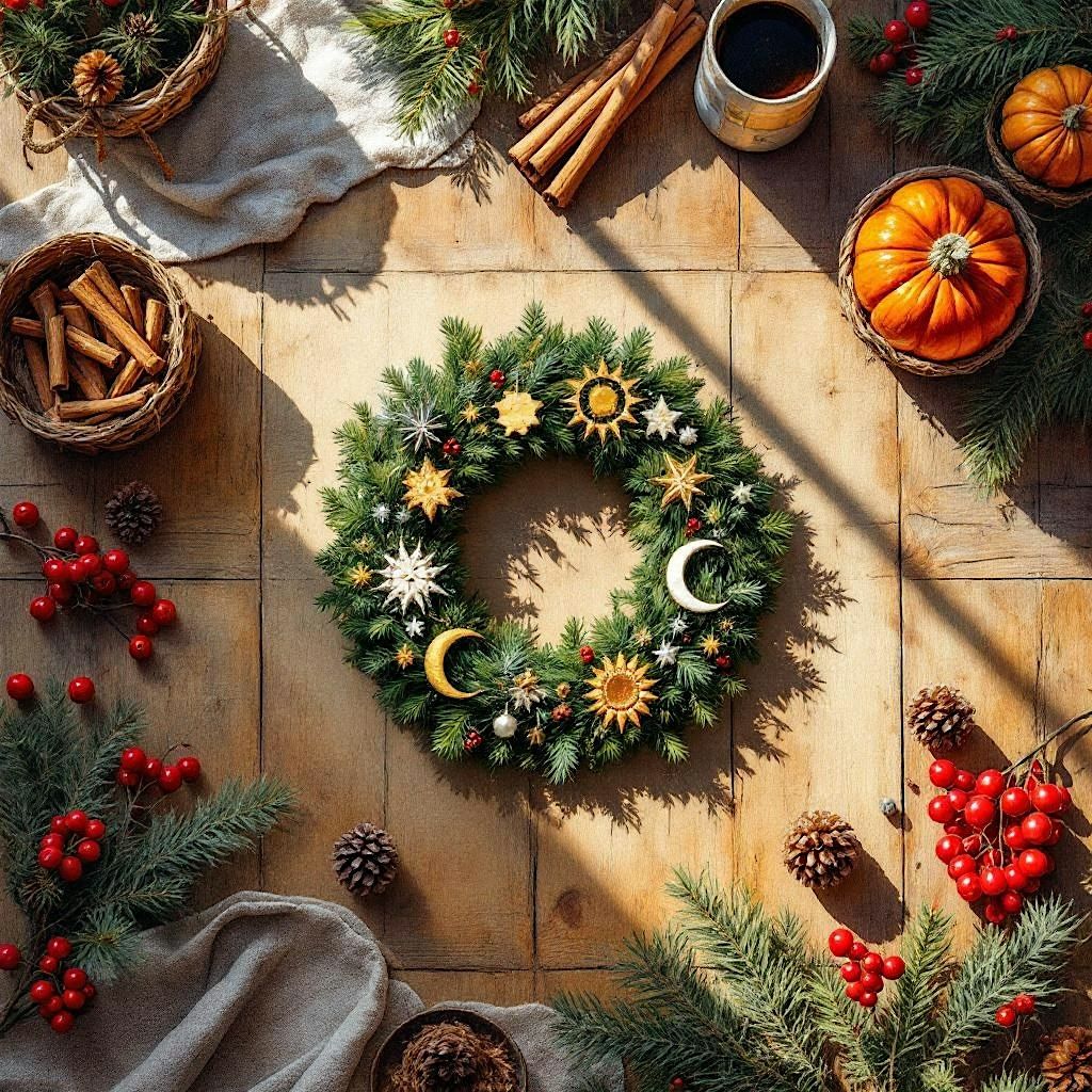 Create Your Own Winter Solstice Wreath \u2728
