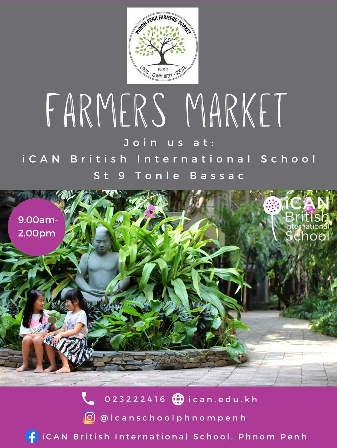 iCAN Pop Up - Phnom Penh Farmers' Market - Family Day!