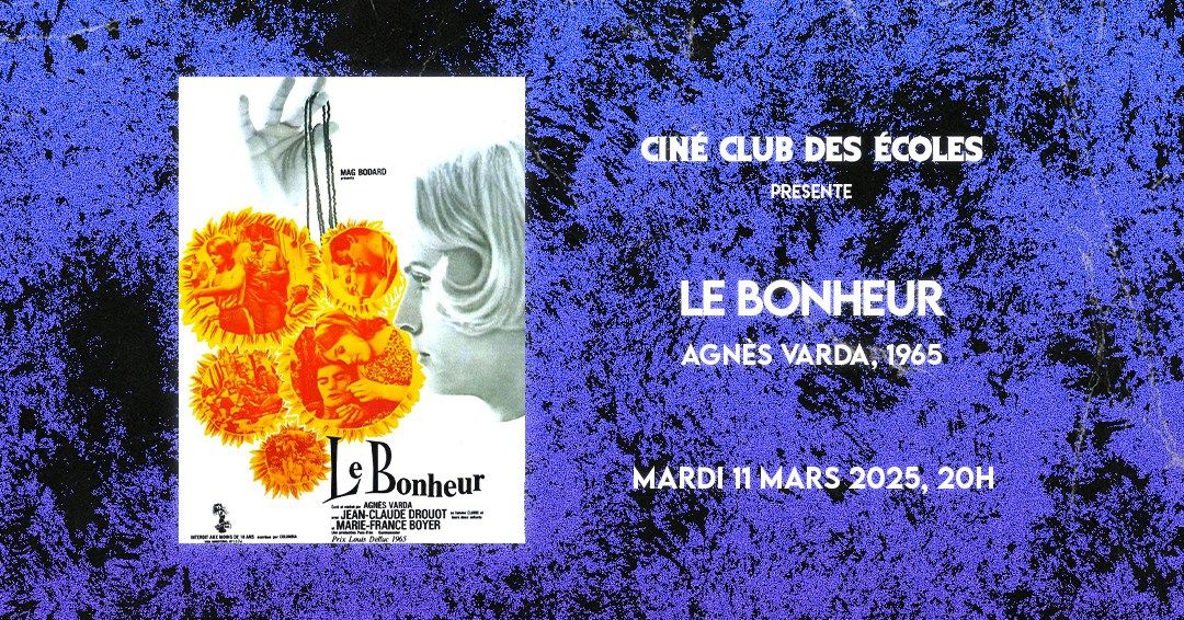 LE BONHEUR d'Agn\u00e8s Varda \/ Cin\u00e9-Club des Ecoles