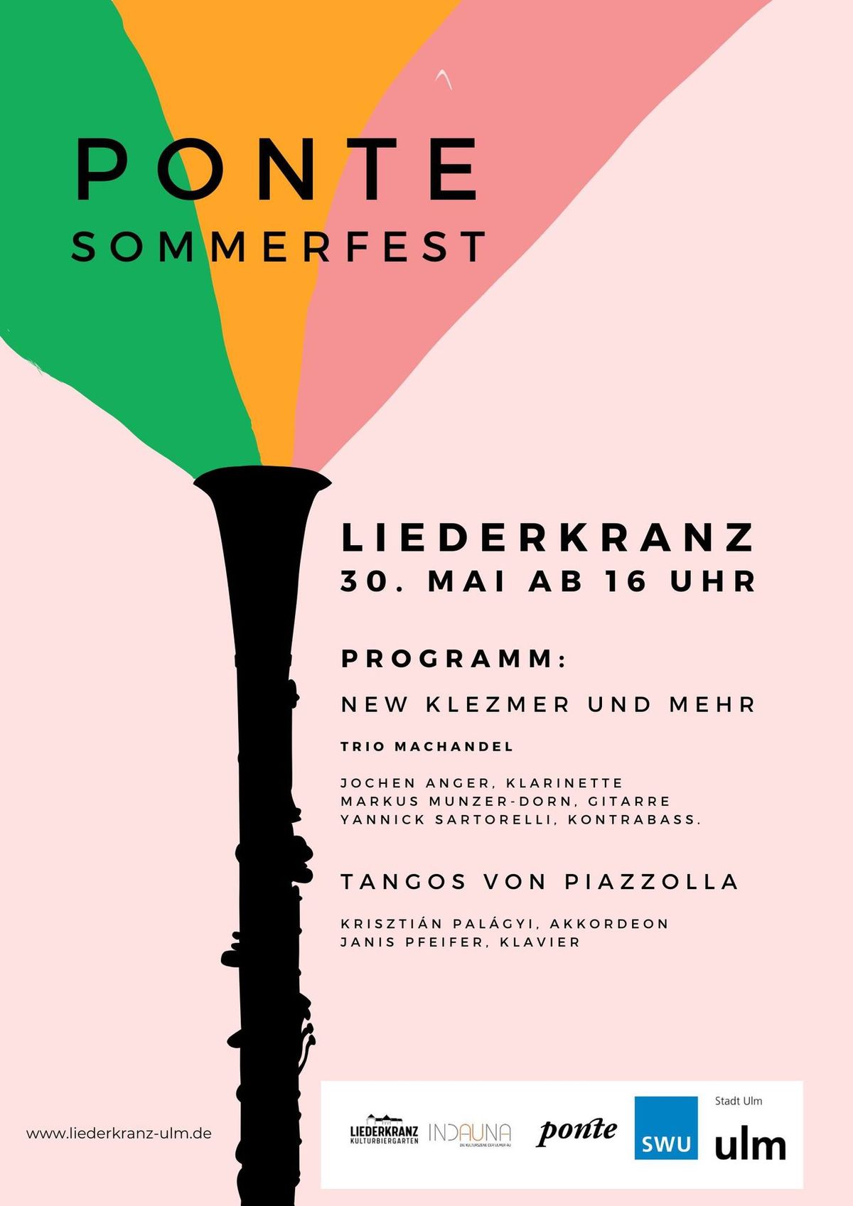 Ponte Sommerfest - New Klezmer und mehr! 