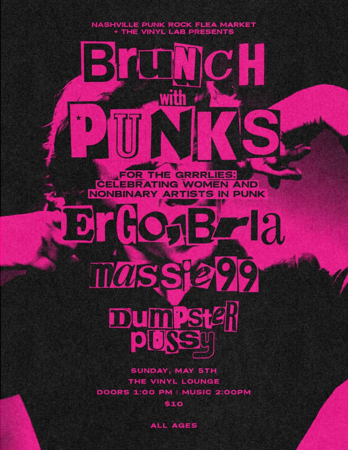 Brunch With Punks - For the Grrrlies: Celebrating Women and Non Binary Artists in Punk