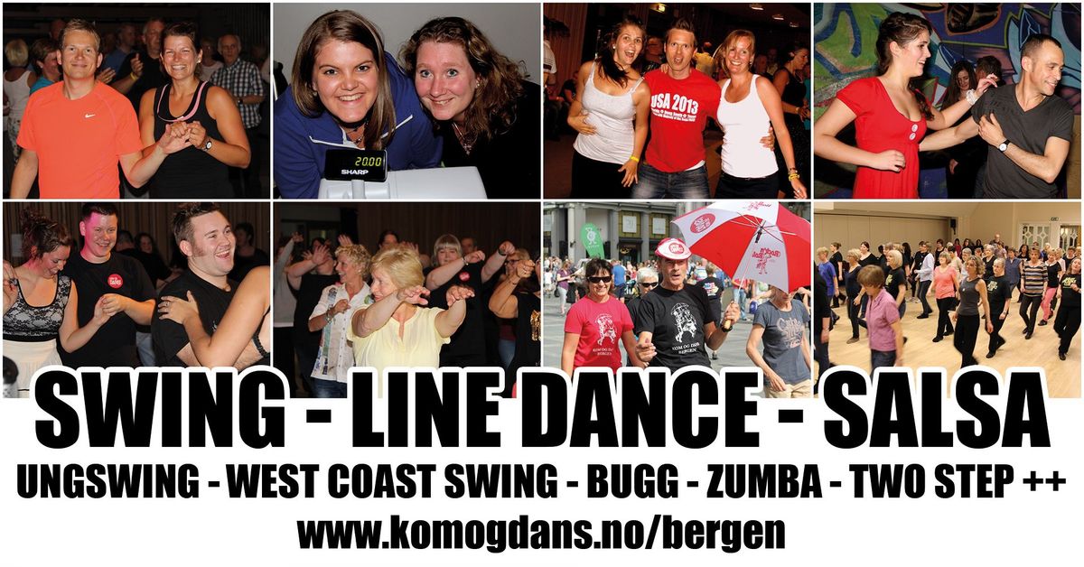 Nye dansekurs  - Swing \/ Line Dance \/ Salsa m.m.