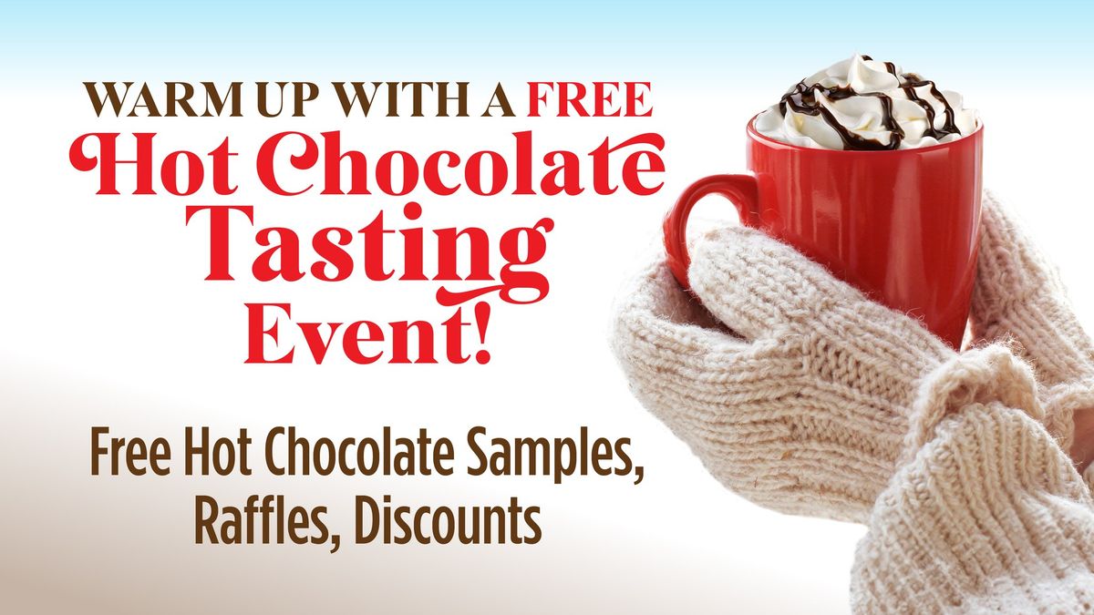 FREE Hot Chocolate Tasting Event! - All Oberweis Ice Cream & Dairy Store Locations!