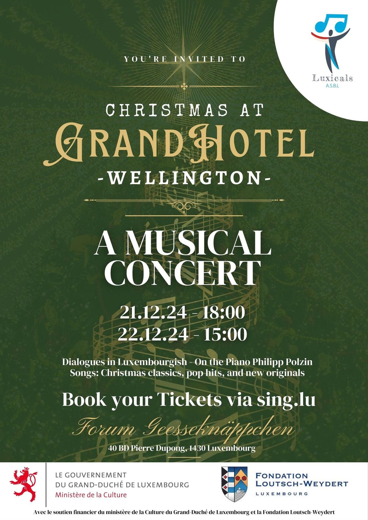 Christmas at Grand Hotel Wellington