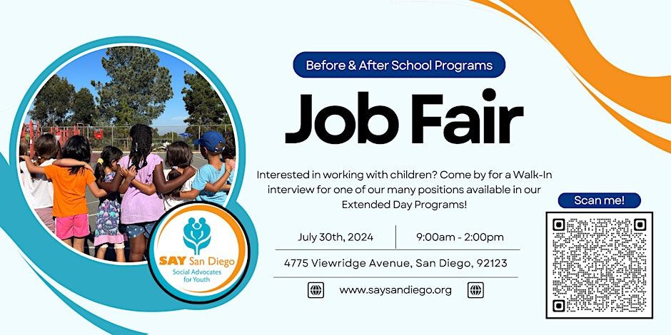 SAY San Diego: Child and Youth Development Job Fair