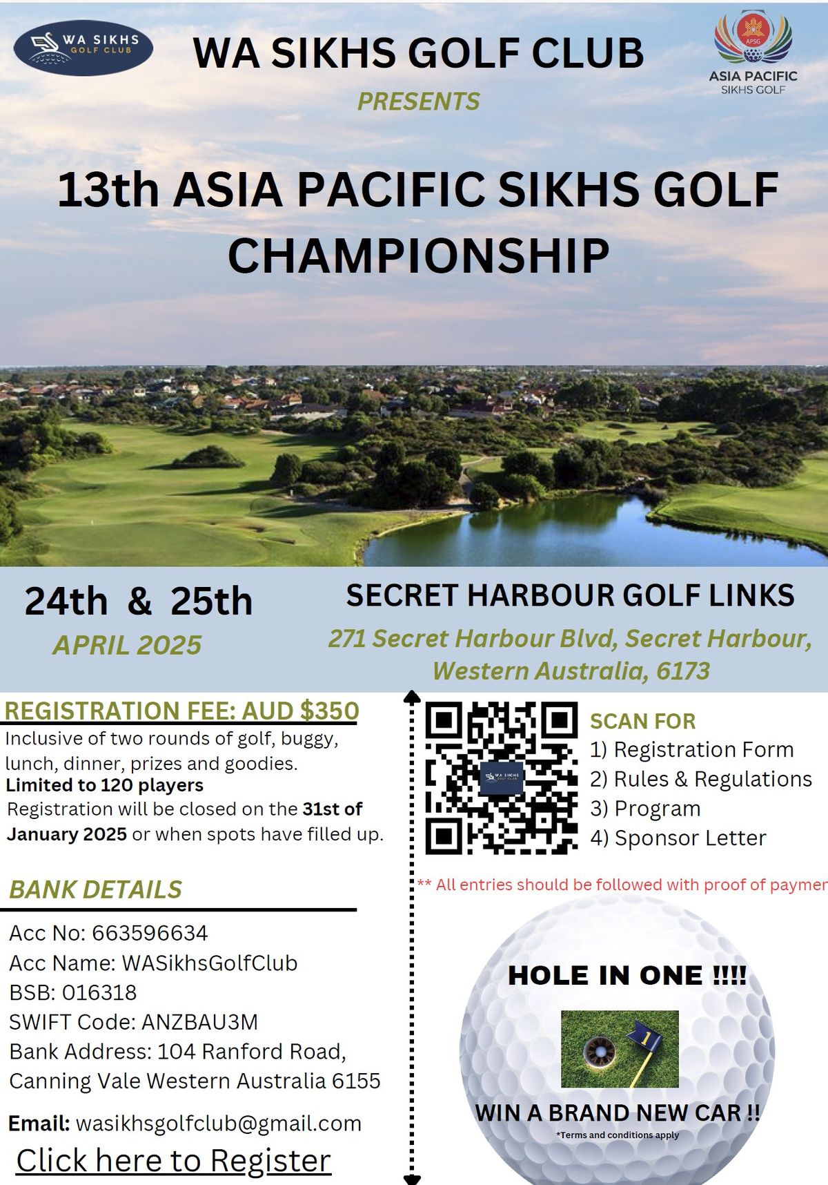 13th Asia Pacific Sikhs Golf Championship