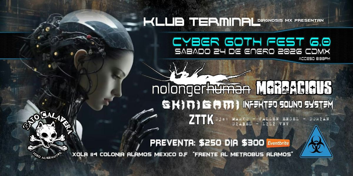 NOLONGERHUMAN - MORDACIOUS EN CDMX SABADO 24 DE ENERO 2026, Gato ...
