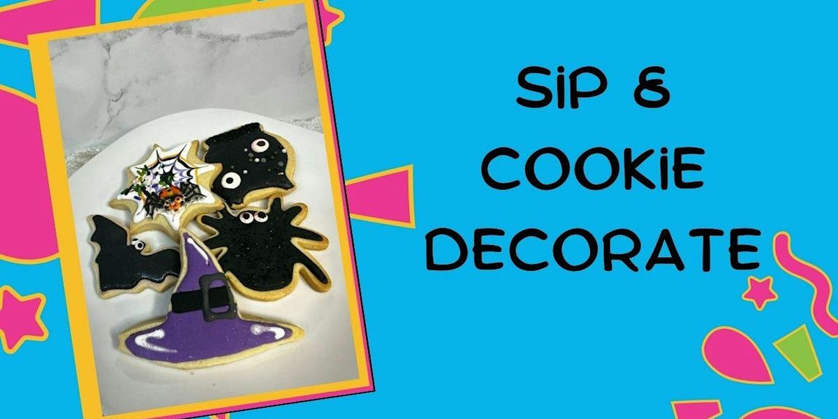 Sip & Cookie Decorate with Halloween Mocktails