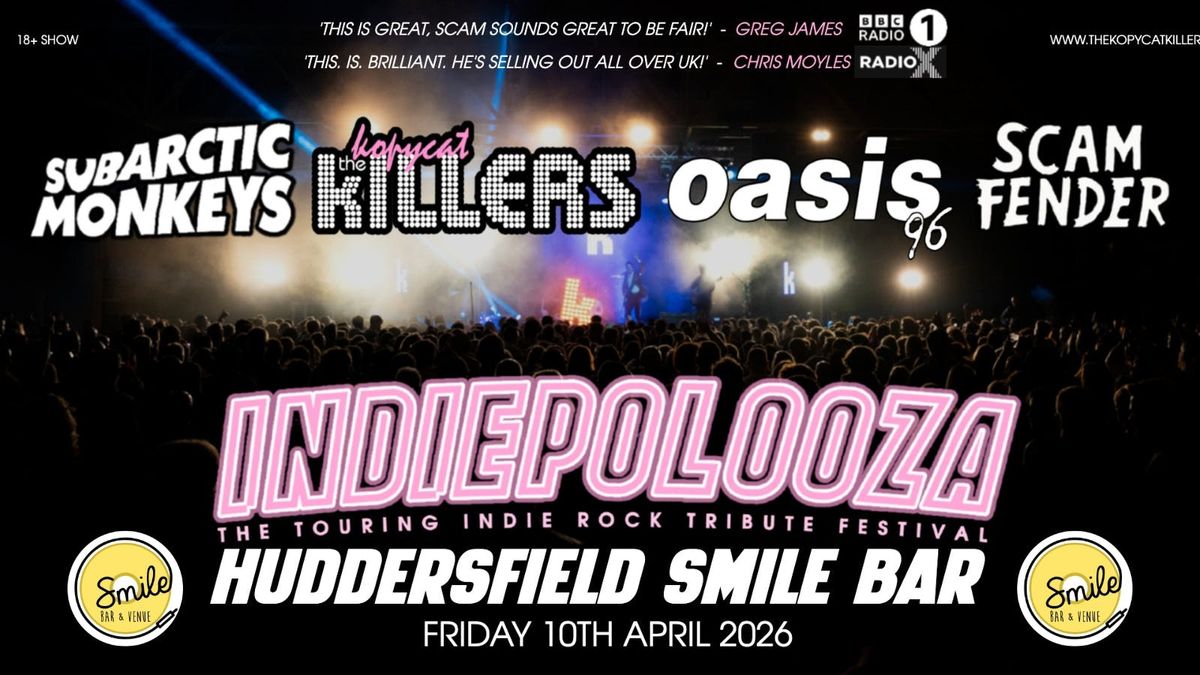 "Indiepalooza Festival - Kopycat Killers v Scam Fender v Subarctic Monkeys v Oasis 96" 
