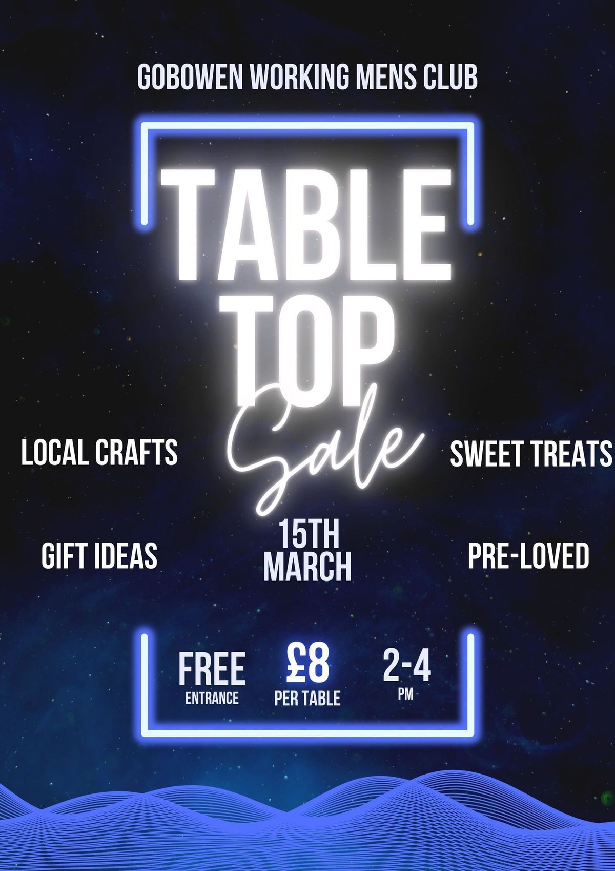 Table Top Sale