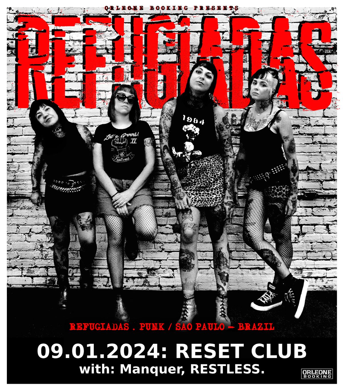 Refugiadas (S\u00e3o Paulo) + Malmequer (BrazilBerlin) Restless (BraziLaussi) in RESET