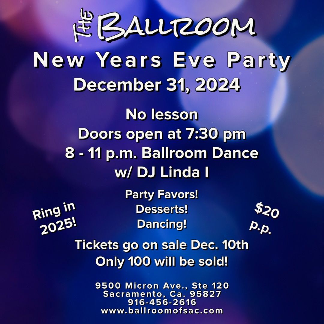 New Year\u2019s Eve at The Ballroom