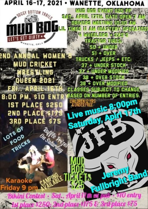 Mud Bog Soggy Bottom Trails Soggy Bottom Trails Wanette 17 April 21 Mud Bog Soggy Bottom Trails Soggy Bottom Trails Wanette 17 April 21