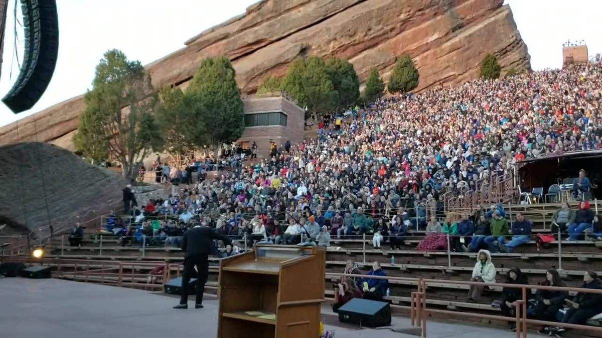 Easter Sunrise Service at Red Rocks Amphitheatre