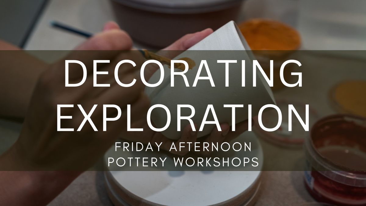 Watercolour Techniques - Pottery Decorating Exploration