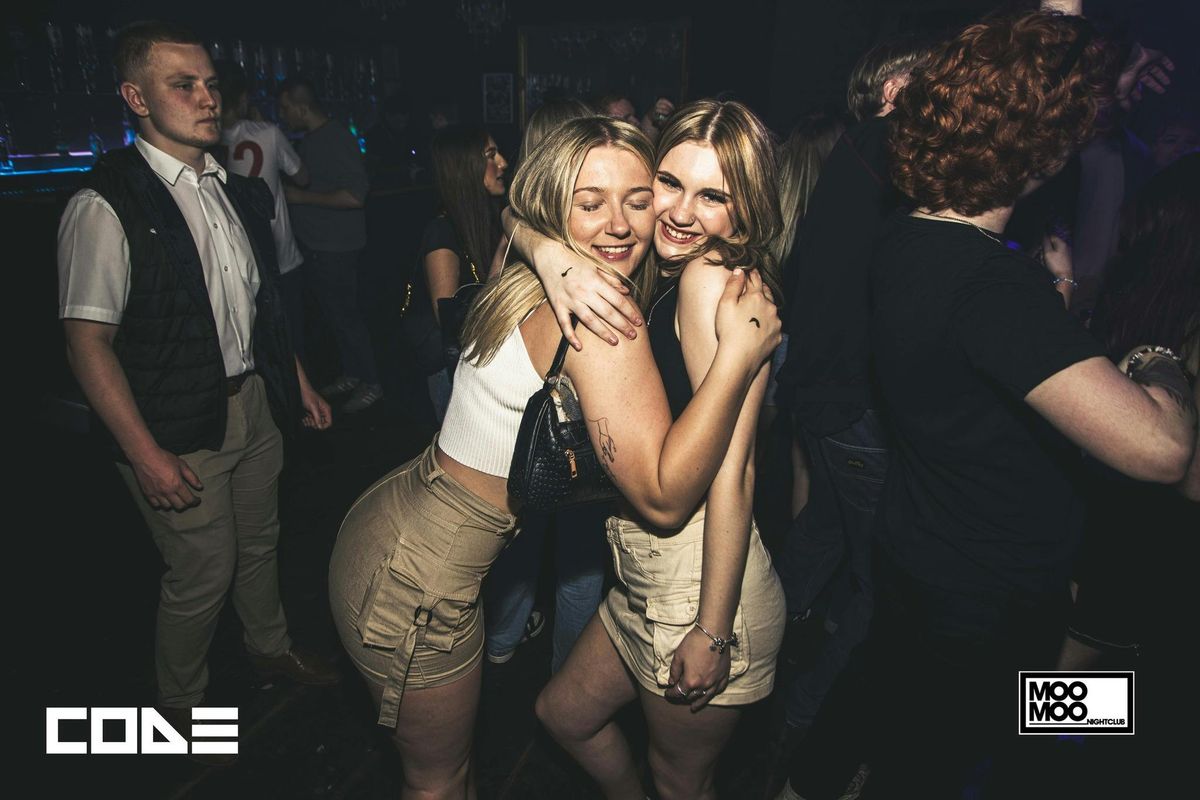 CODE Friday 24th October At MooMoo! 
