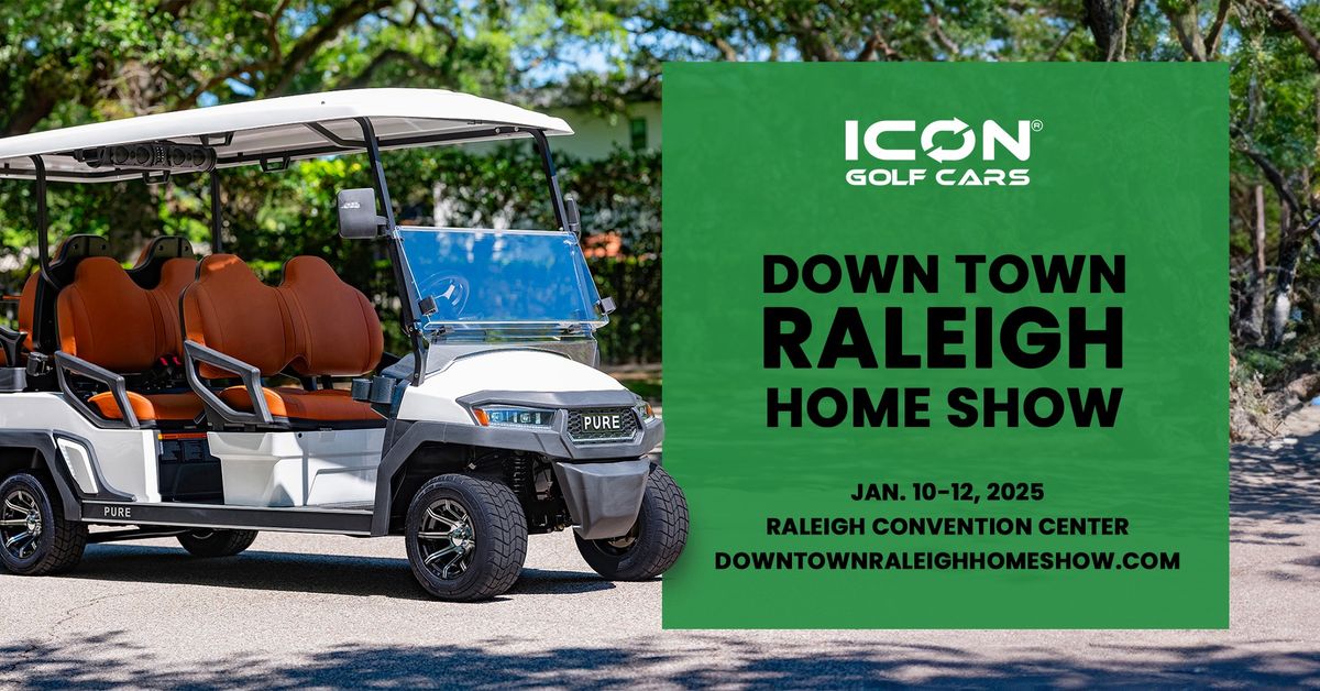 ICON Golf Cars at the Downtown Raleigh Home Show