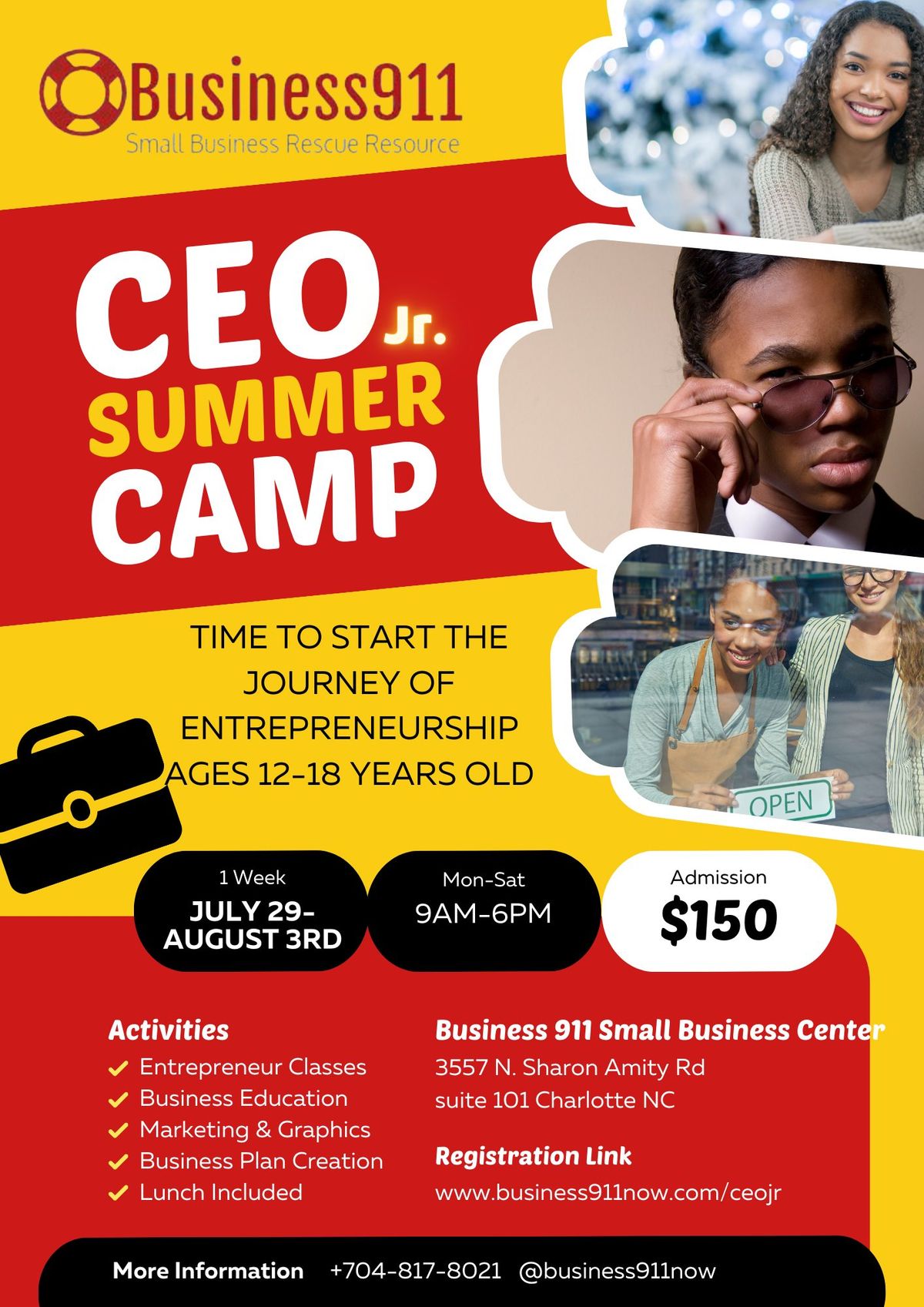 CEO Jr. Summer Camp