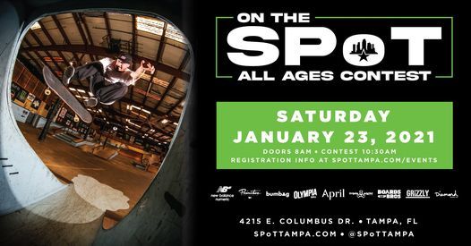 On The Spot Skate Contest Skatepark Of Tampa 23 January 21