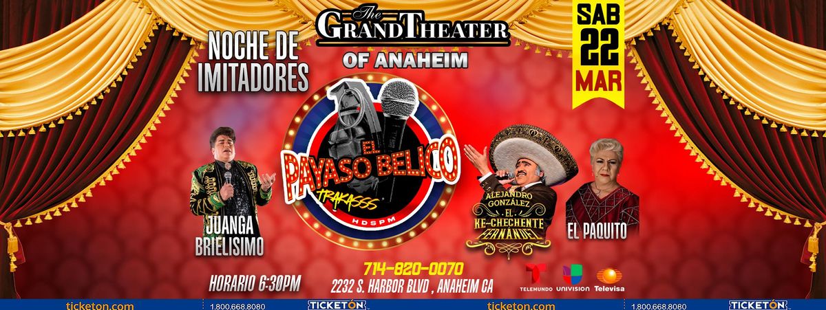 NOCHE DE IMITADORES EN ANAHEIM CA