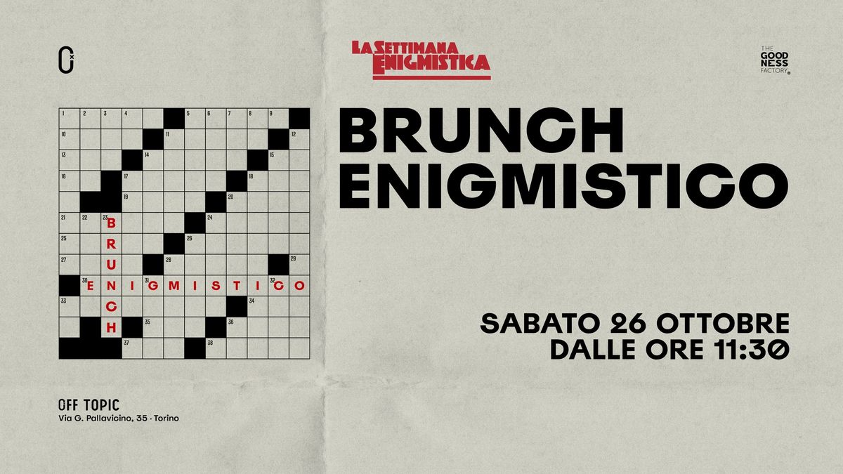 BRUNCH ENIGMISTICO