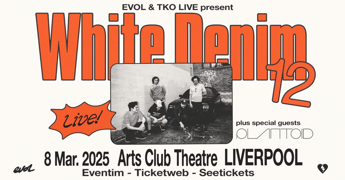 White Denim plus special guests Plantoid at Arts Club Theatre