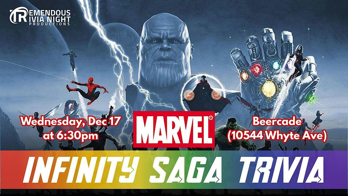 Edmonton (Beercade) Marvel Infinity Saga Trivia