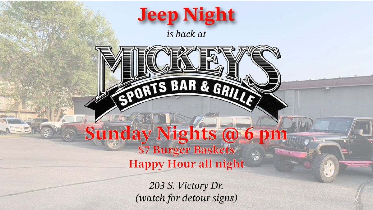 Jeep Night at Mickey's