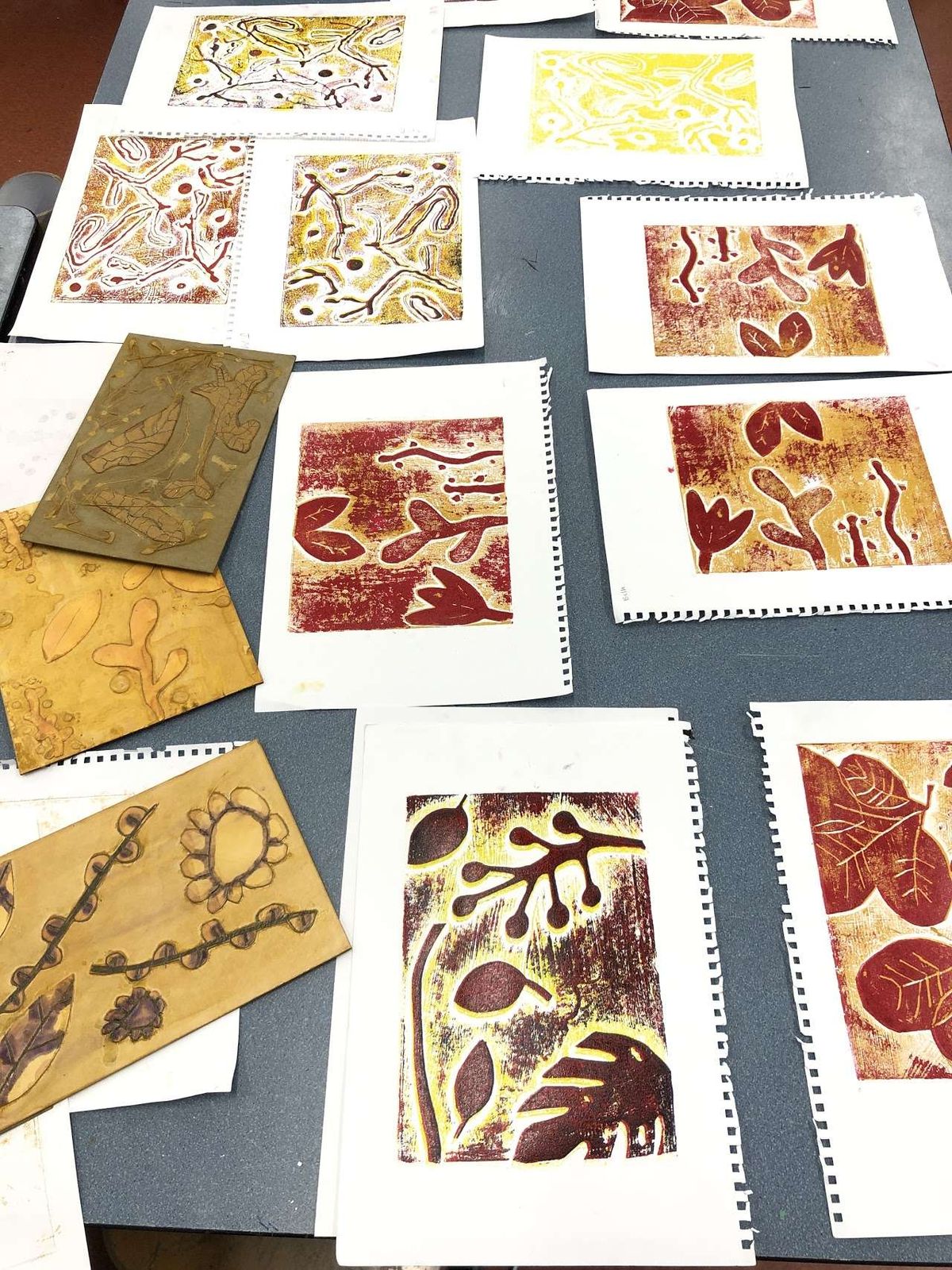 Collagraph Printmaking Workshop | Ages 12 - Adult