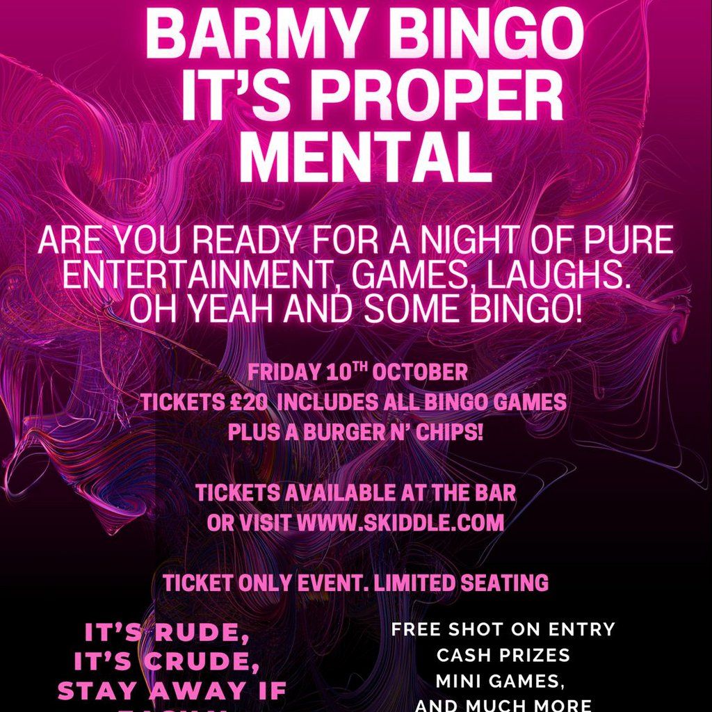 Barmy Bingo