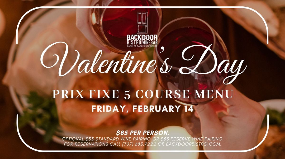 Valentine's Day Prix Fixe 5 Course Dinner 