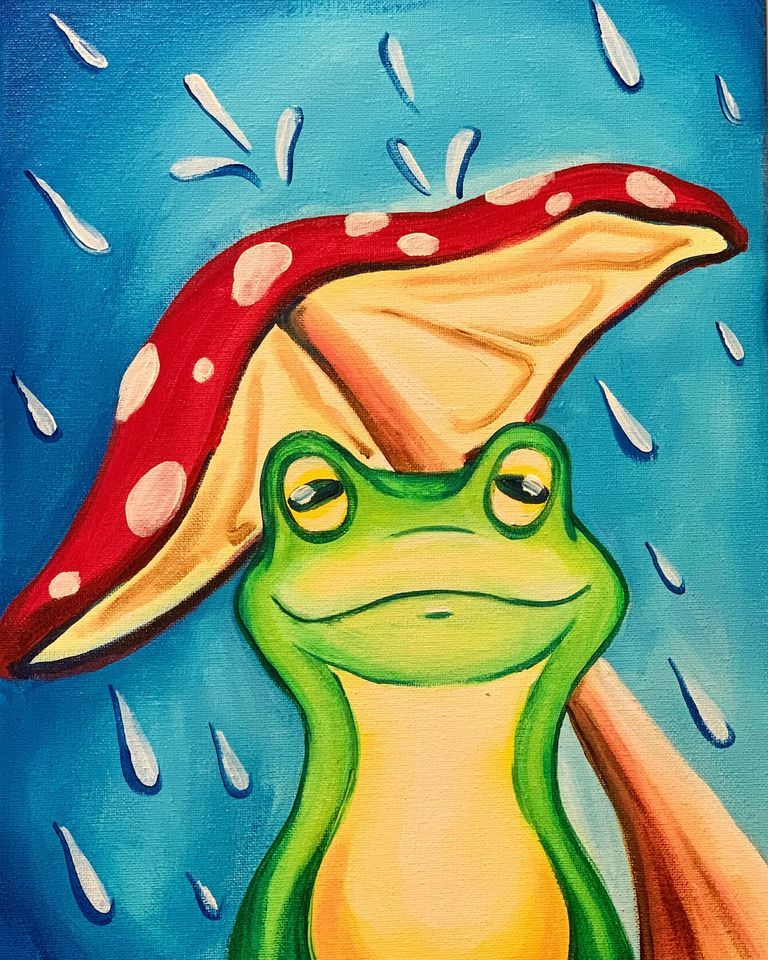 SPRING SIP AND PAINT "FEELING FROGGY" WITH MJ KING