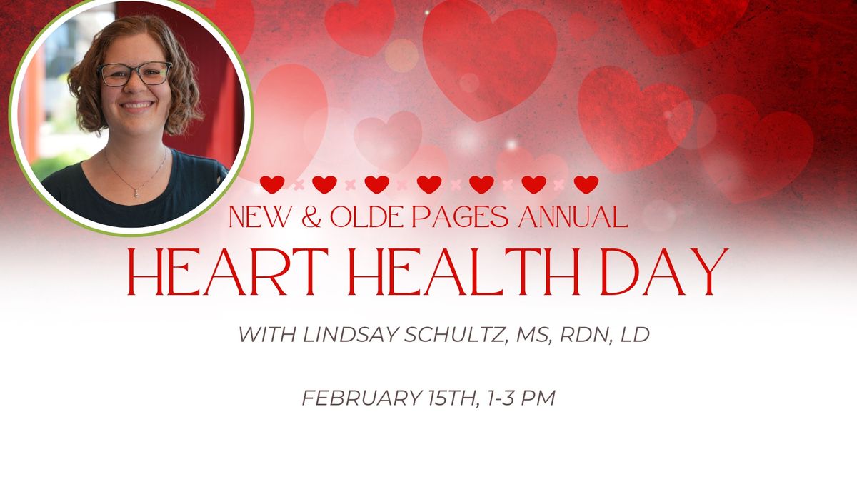 Annual Heart Health Day at New & Olde Pages