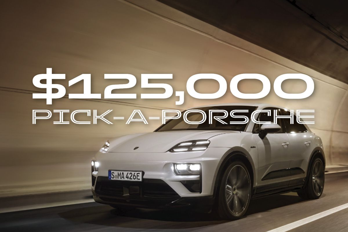 $125,000 Pick a Porsche Giveaway!