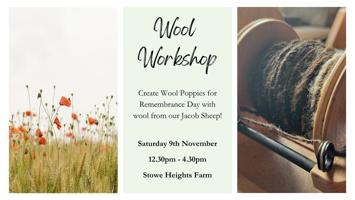 Wool Poppies Workshop 