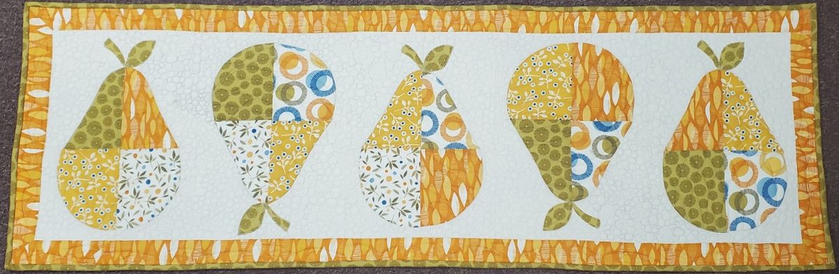 Share the Pears Table Runner Quilt Class